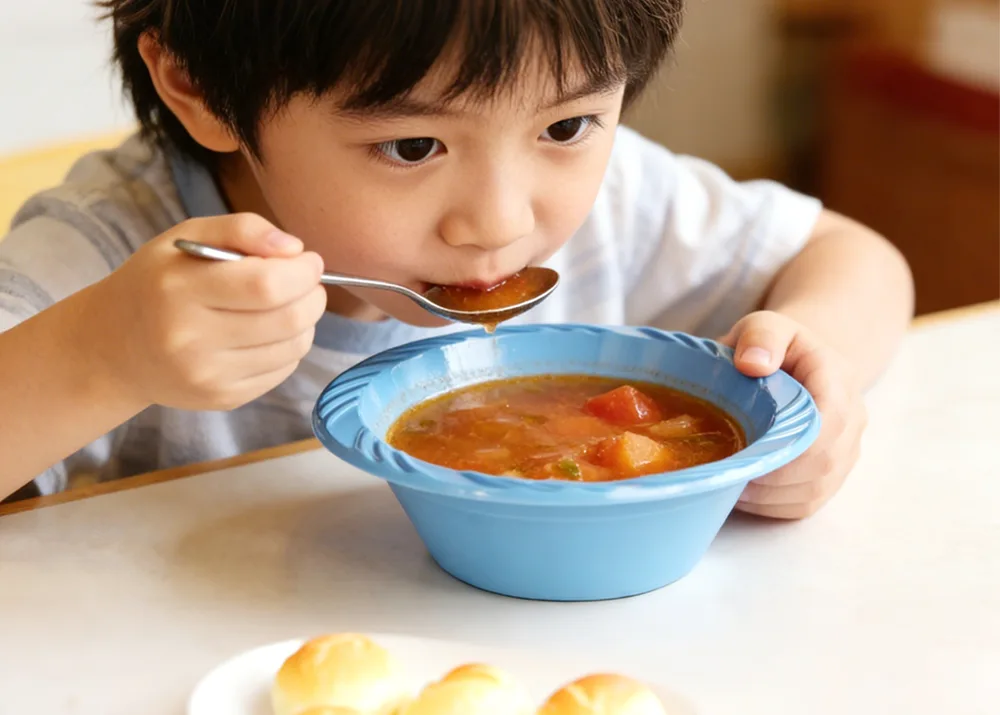 Le caratteristiche della ciotola di plastica.