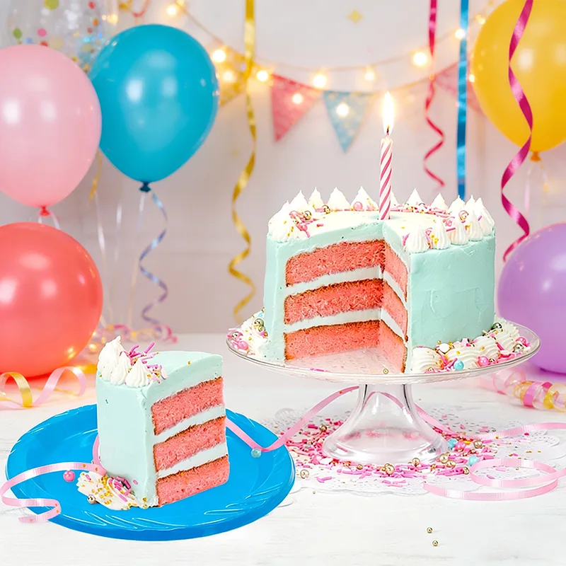 Piatto di plastica rotondo usa e getta da 7 pollici